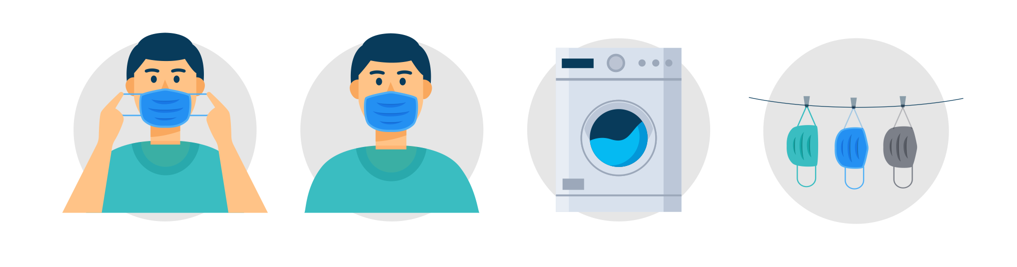 Use máscaras caseiras