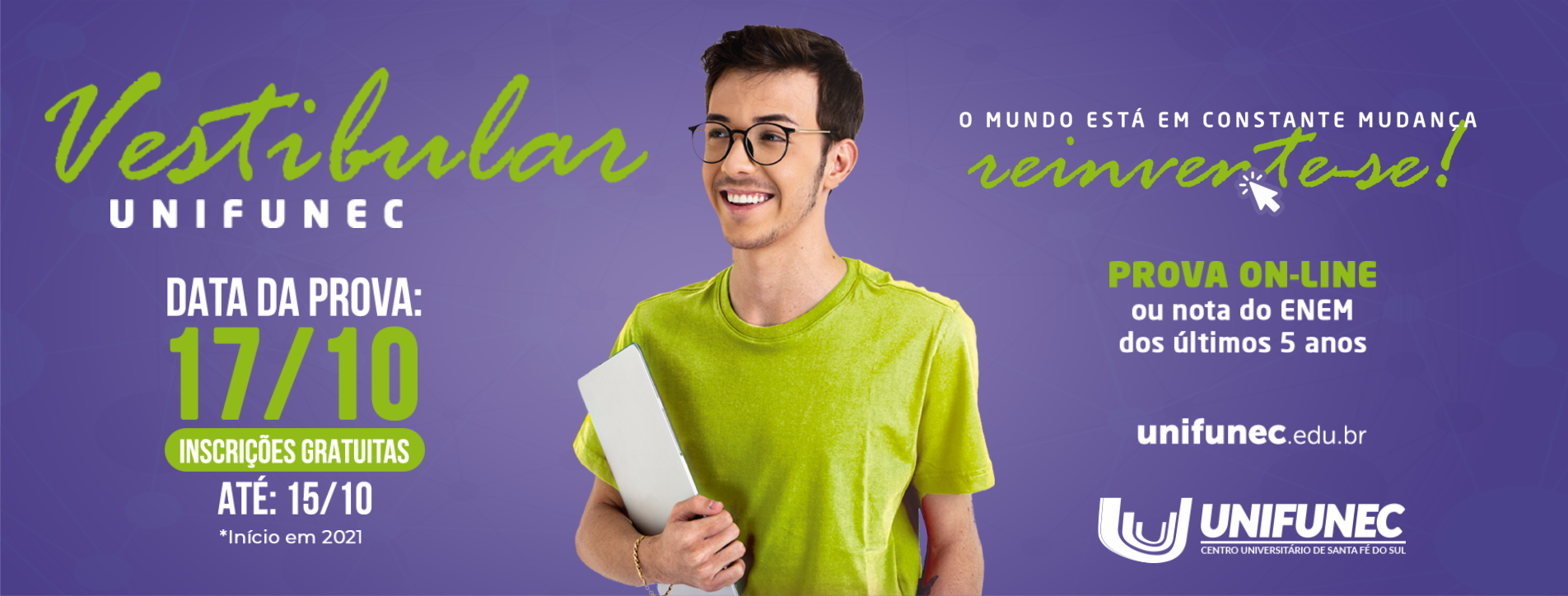 Vestibular 2021 do Unifunec