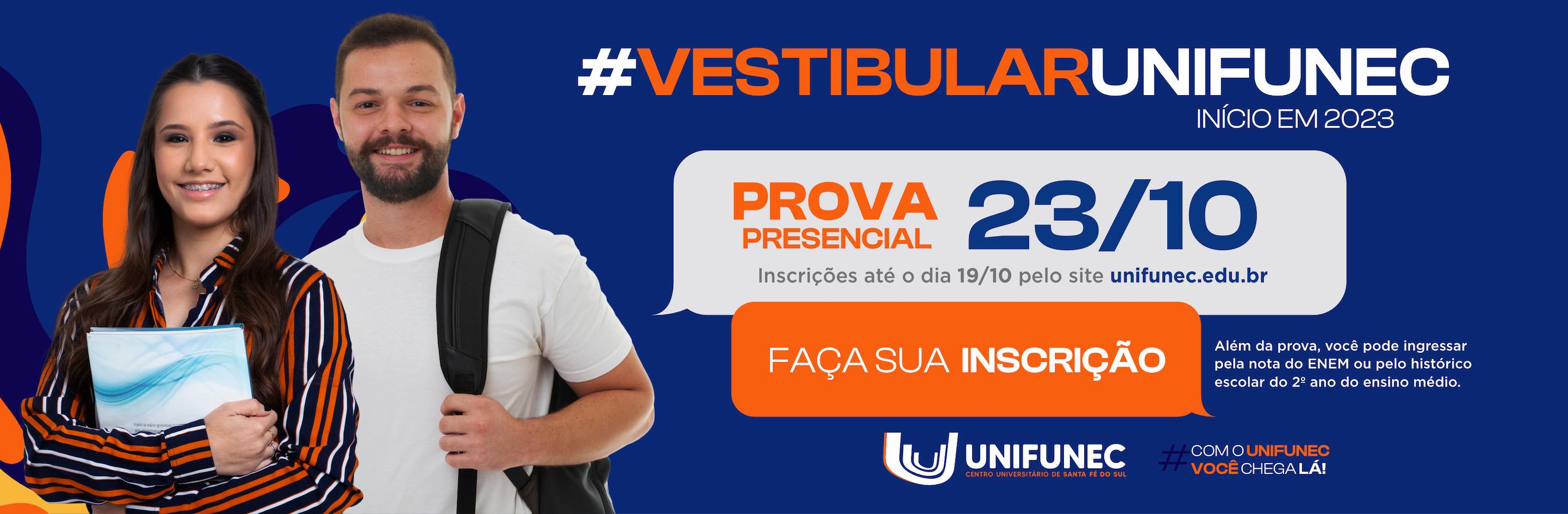 Vestibular Verão Unifunec - 2023