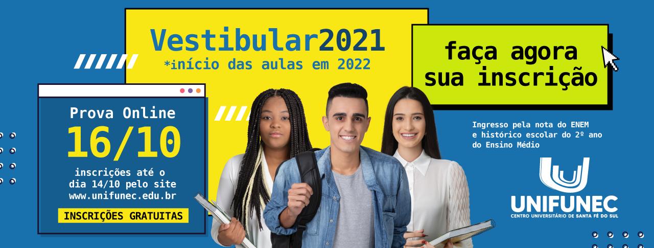 Vestibular de Verão 2021 do Unifunec