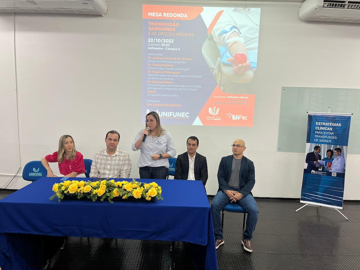 Curso de Medicina do Unifunec promove mesa redonda sobre Tra...