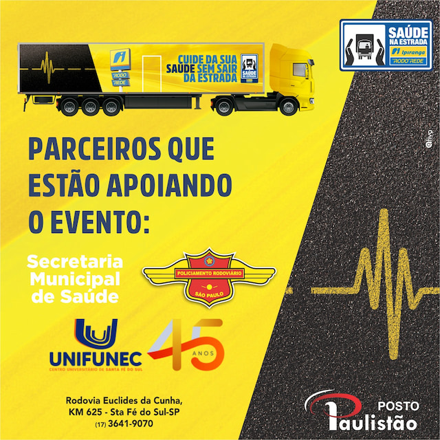 Unifunec e Prefeitura Municipal são parceiros do Programa Saúde na Estrada 