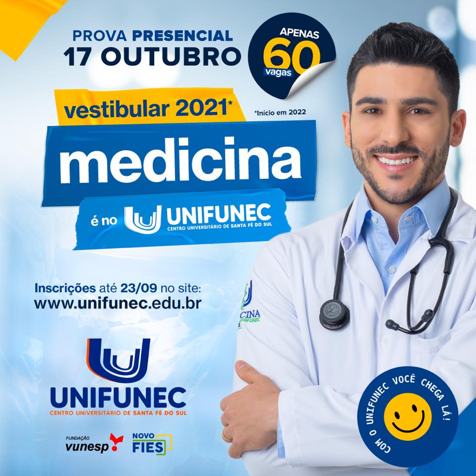 Unifunec abre inscrições para o Vestibular de Medicina  co...