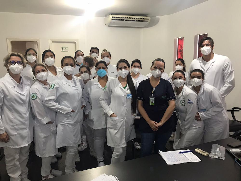 Alunos do curso de Enfermagem do Unifunec participam de inte...